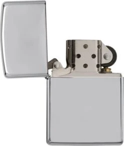 Zippo Lighter Polished Chrome -Merkloos Winkel 1016x1200 1