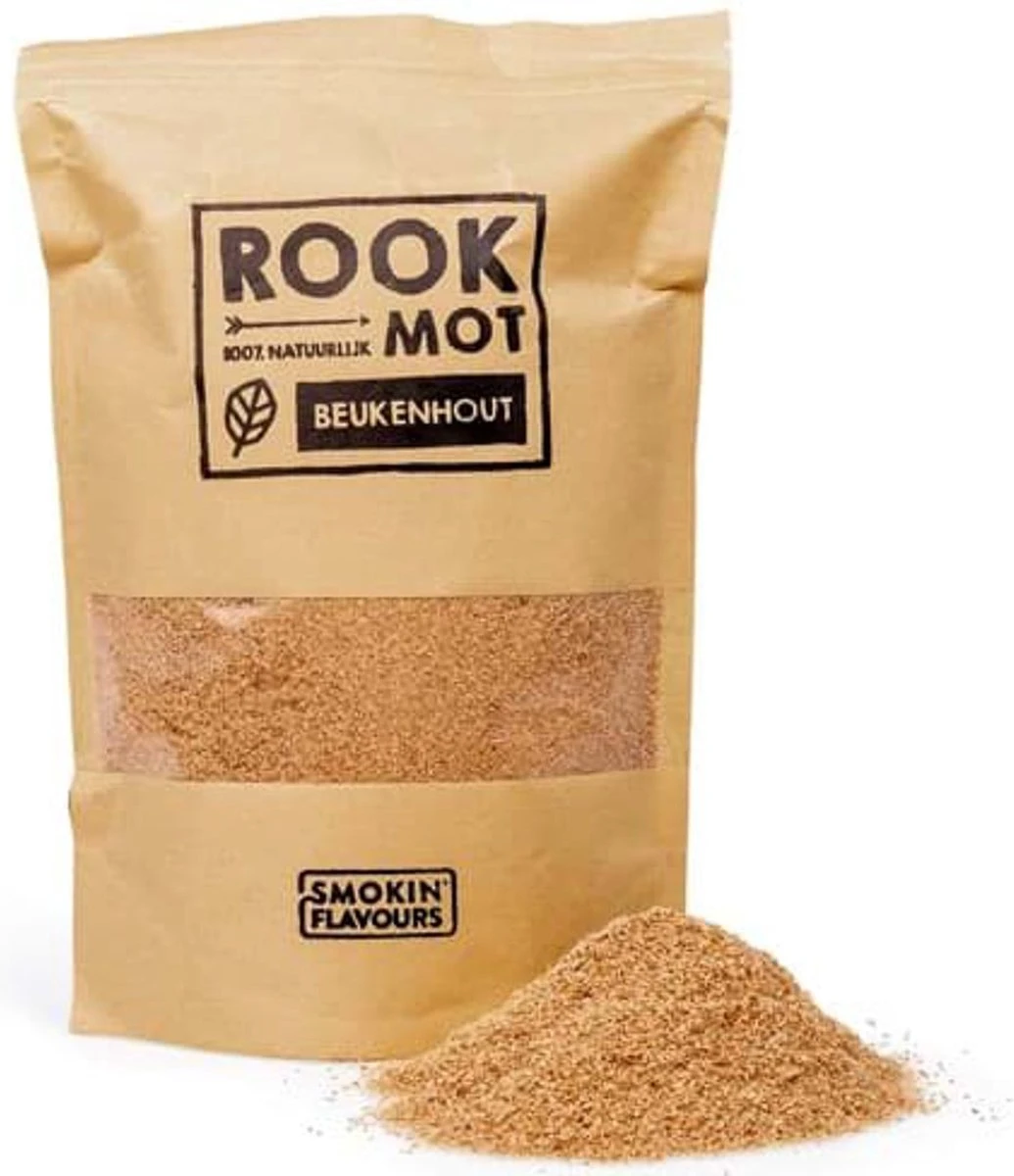 Merkloos Smokin’ Flavours Rookmot Beuk 1500ml 4 Merkloos Smokin’ Flavours Rookmot Beuk 1500ml - Afbeelding 2