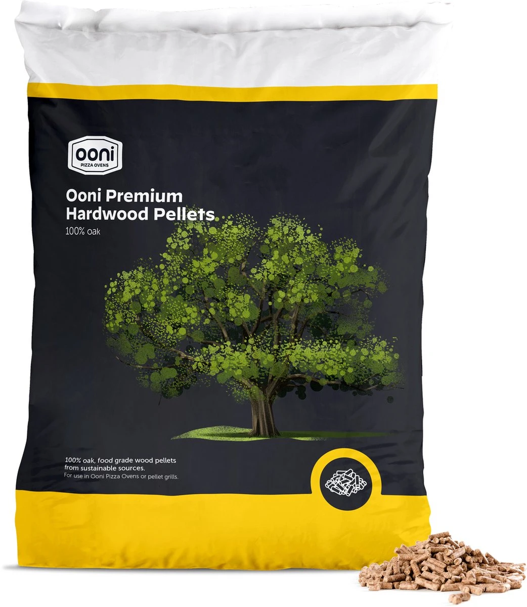 Ooni - Premium - Pellets - Eikenhout - Hardhout - 10 KG 5 Ooni - Premium - Pellets - Eikenhout - Hardhout - 10 KG - Afbeelding 3