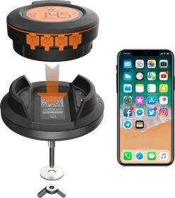 ToGrill - Smart Bluetooth Barbecue Dome Thermometer Met 2 Probes AT-02 | Draadloze Slimme BBQ Vleesthermometer Met App | 11 ToGrill - Smart Bluetooth Barbecue Dome Thermometer Met 2 Probes AT-02 | Draadloze Slimme BBQ Vleesthermometer Met App | -Merkloos Winkel 1061x1200 1