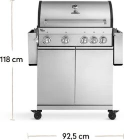 Burnhard Gas BBQ Big FRED Deluxe - 4 Branders - Incl. Keramische Infraroodbrander & Afdekhoes - Deluxe 26 Burnhard Gas BBQ Big FRED Deluxe - 4 Branders - Incl. Keramische Infraroodbrander & Afdekhoes - Deluxe -Merkloos Winkel 1061x1200