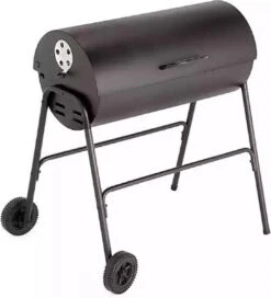 BBQ XL Houtskoolbarbecue - Cilindervorm - Grilloppervlak (LxB) 71 X 35 Cm - Zwart -Merkloos Winkel 1089x1200