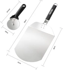 Bighorn Pizzaschep Voor BBQ En Oven-Inklapbare Handgreep -Pizzasnijder- Edelstaal -geschikt Als Broodschep En Ovenschep - SRPT01 -Merkloos Winkel 1091x1200 1