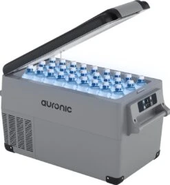 Auronic Elektrische Koelbox - 30.4L - Compressor - 12V En 240V - Grijs
