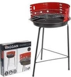 Houtskoolbarbecue Ø33 Cm | Verstelbare Grill BBQ | Halfopen | Zwart / Rood -Merkloos Winkel 1116x1200 1