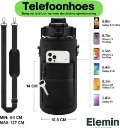 Waterfles 2 Liter + Hoes En Draagband Voor Telefoon - Sportfles - Sport Bidon - Waterfles Met Rietje - Waterkan - Gallon - Schenkfles - Bottle - Drinkfles 2 Liter 13 Waterfles 2 Liter + Hoes En Draagband Voor Telefoon - Sportfles - Sport Bidon - Waterfles Met Rietje - Waterkan - Gallon - Schenkfles - Bottle - Drinkfles 2 Liter -Merkloos Winkel 1132x1200 9