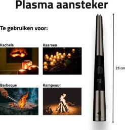 Oplaadbare Lange Elektrische Aansteker - Duurzame Plasma Aansteker – Luxe Aansteker - Inclusief Cadeauverpakking - BBQ – Kaarsen - Zwart 13 Oplaadbare Lange Elektrische Aansteker - Duurzame Plasma Aansteker – Luxe Aansteker - Inclusief Cadeauverpakking - BBQ – Kaarsen - Zwart -Merkloos Winkel 1150x1200 1