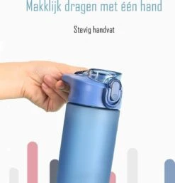 Diller Waterfles Met Rietje - Drinkfles - Handig Sluitsysteem - 750ml - Wit - Tritan & BPA-vrij -Merkloos Winkel 1152x1200 4