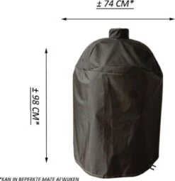 Merkloos Kamado BBQ Medium Beschermhoes Cover Tot 21" Inch - Zwart - O.a. Patton, Big Green Egg, Grill Guru, Black Bastard -Merkloos Winkel 1163x1200 4
