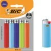 BIC J26 Maxi Vuursteen Flint Aanstekers - Diverse Kleuren - Pak Van 5 Gasaanstekers - Kindveilig -Merkloos Winkel 1171x1200 2