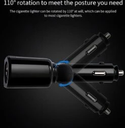 Auto Sigarettenaansteker Splitter - USB Ingang Auto - 2 Sigaretten Aansluitingen - Autolader -Merkloos Winkel 1174x1200