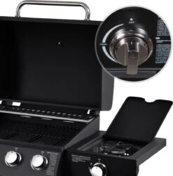 MaxxGarden Gas Barbecue - 3 Branders - Incl. Gratis BBQ Set -Merkloos Winkel 1181x1200