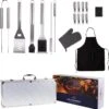BBQ Accesoires Gereedschapset Koffer Set Tang Borstel Schort Barbecue Dagdeals - Chef Cook BBQ Accessoires Set 1 BBQ Accesoires Gereedschapset Koffer Set Tang Borstel Schort Barbecue Dagdeals - Chef Cook BBQ Accessoires Set -Merkloos Winkel 1183x1200