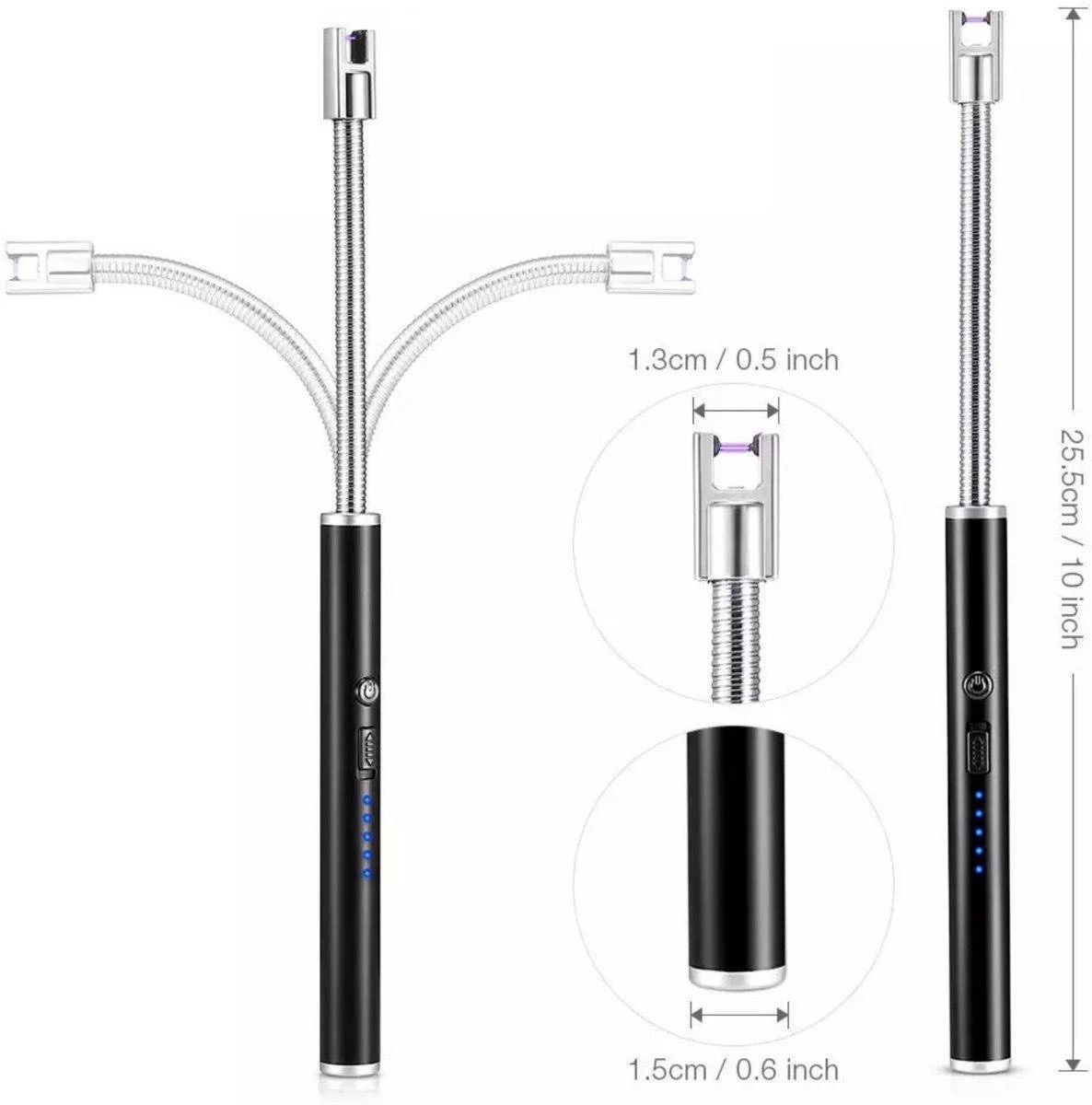 Merkloos BBQ Aansteker Oplaadbaar Met Usb Kabel - Elektrische Keuken Aansteker - Flexibele Aansteker - Zwart 7 Merkloos BBQ Aansteker Oplaadbaar Met Usb Kabel - Elektrische Keuken Aansteker - Flexibele Aansteker - Zwart - Afbeelding 5