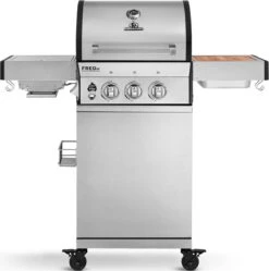 Burnhard Gas BBQ FRED JR. Deluxe - 2 Branders - Incl. Keramische Infraroodbrander & Afdekhoes - Deluxe -Merkloos Winkel 1192x1200