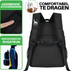 Brisby 4 Laags Geïsoleerde Koeltas Rugzak - 25 Liter - Met Handige Vakken Voor Bestek En Essentials - Waterafstotend Materiaal - Zwart 15 Brisby 4 Laags Geïsoleerde Koeltas Rugzak - 25 Liter - Met Handige Vakken Voor Bestek En Essentials - Waterafstotend Materiaal - Zwart -Merkloos Winkel 1192x1200 5