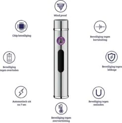 Allkinds Oplaadbare Elektrische Aansteker - USB Plasma Aansteker - Duurzaam - Windbestendig - Zwart -Merkloos Winkel 1193x1200 3