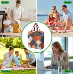 Brisby 4 Laags Geïsoleerde Koeltas - Lunchtas 7 Liter - Blok -Merkloos Winkel 1197x1200 17