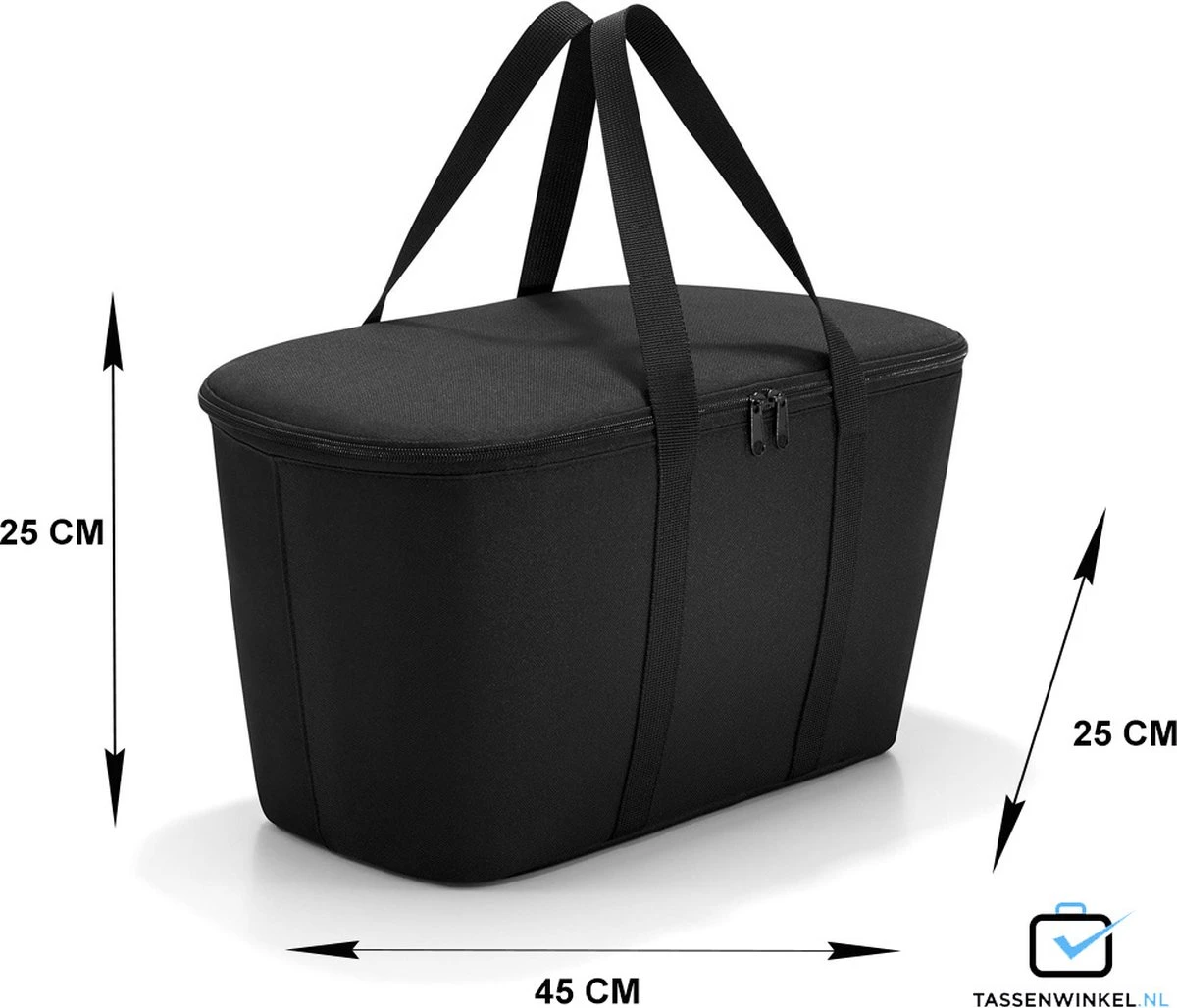 Reisenthel Coolerbag Koeltas - 20L - Zwart 4 Reisenthel Coolerbag Koeltas - 20L - Zwart - Afbeelding 2