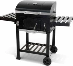 Alice's Garden Houtskool BBQ Bernard - Smoker - Verstelbare Houtskoolbak - Zwart -Merkloos Winkel 1200x1077