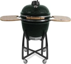Patton Kamado Houtskool Barbecue - 18" - Grilloppervlak Ø 39 Cm - Met Bluetooth Thermometer - Groen -Merkloos Winkel 1200x1093