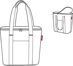 Reisenthel Thermoshopper Koeltas - 15L - Signature Black Zwart -Merkloos Winkel 1200x1094 2