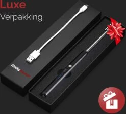 Dailygoods® Elektrische Aansteker - Plasma Aansteker - Oplaadbaar - Gift Set - Zwart -Merkloos Winkel 1200x1094