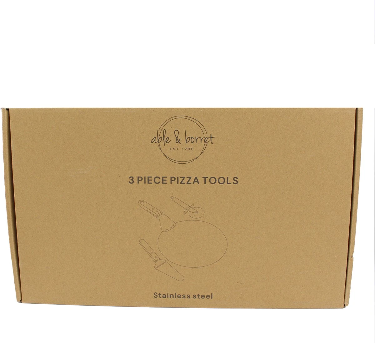 Pizza Schep - Taartschep - Pizzaroller - Pizzasnijder - Aluminium - Lengte 43 Cm - Able & Borret 7 Pizza Schep - Taartschep - Pizzaroller - Pizzasnijder - Aluminium - Lengte 43 Cm - Able & Borret - Afbeelding 5