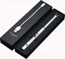 Oplaadbare Lange Dunne Elektrische Aansteker - Duurzame Plasma Aansteker - Inclusief Cadeauverpakking - BBQ – Kaarsen – Zilver -Merkloos Winkel 1200x1101 1