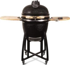 Patton - Kamado 21" - Premium Black - Keramische Barbecue - Incl. Bluetooth Kerntemperatuurmeter - LED Verlichting - Large - Compleet - Zwart -Merkloos Winkel 1200x1111