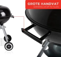 BBQ Collection Houtskoolbarbecue - Kogelbarbecue 45 X 60 Centimeter - Ronde Barbecue - Barbecue Op Wielen - Zwart - Metaal 34 BBQ Collection Houtskoolbarbecue - Kogelbarbecue 45 X 60 Centimeter - Ronde Barbecue - Barbecue Op Wielen - Zwart - Metaal -Merkloos Winkel 1200x1116 2