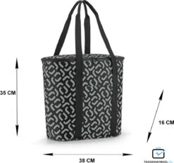 Reisenthel Thermoshopper Koeltas - 15L - Signature Black Zwart -Merkloos Winkel 1200x1126 1