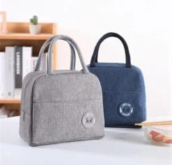 Koeltas - Lunchtas - Volwassenen En Kinderen - Compact & Handig: Zomer - Picknick -School - Lunch - Werk - Klassiek Grijs -Merkloos Winkel 1200x1145 2