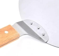 Luxe Pizzaschep Voor Verse Pizza - Extra Groot - RVS 30CM - Grote Pizza Schep Voor Oven Of BBQ Barbecue - Hout Handvat - Pizzaspatel Voor Zelfgemaakte Ovenpizza -Merkloos Winkel 1200x1148 3