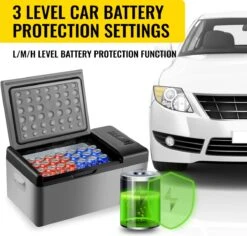 VEVOR - Coolbox - Koelbox 15L - Elektrische Coolbox - Draagbare Mini Koelkast - Draagbare Auto Vriezer 12/24Volt -Merkloos Winkel 1200x1148 5