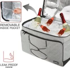 Bomoe Opvouwbare Koeltas IceBreezer KT53 - Koelbox Voor Onderweg - 53x37x32 Cm - 52 Liter - Picknicktas Perfect Voor Barbecues Of Festivals -Merkloos Winkel 1200x1163 4