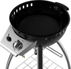 Accente Outdoor Gas BBQ - ø 45 Cm- Inclusief Grillplaat & Gasslang - Zwart -Merkloos Winkel 1200x1167