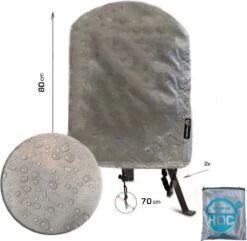 COVER UP HOC Diamond Bbq Hoes Rond - 70x80 Cm - Waterdicht Met Stormbanden En Trekkoord - Geschikt Voor O.a. Kamado, Big Green Egg, Grill Guru, The Bastard, Patton,Weber -Merkloos Winkel 1200x1170 5