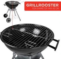 BBQ Collection Houtskoolbarbecue - Kogelbarbecue 45 X 60 Centimeter - Ronde Barbecue - Barbecue Op Wielen - Zwart - Metaal 33 BBQ Collection Houtskoolbarbecue - Kogelbarbecue 45 X 60 Centimeter - Ronde Barbecue - Barbecue Op Wielen - Zwart - Metaal -Merkloos Winkel 1200x1174 1