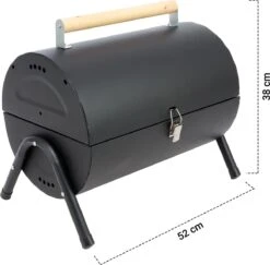 MaxxGarden BBQ - Houtskool Barbecue - Smoker Barbecue - Grilloppervlak (LxB) 38 X 52 Cm - Met Dubbel Grill Vlak - Zwart -Merkloos Winkel 1200x1182 1