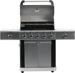 Gasbarbecue En Grill - 5 + 1 Branders + 1 Infrarood Zijbrander - Buitenkeuken - Edelstaal BBQ -Merkloos Winkel 1200x1182 2