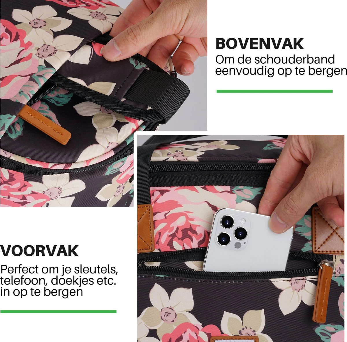 Brisby 4 Laags Geïsoleerde Koeltas - Boodschappentas 21 Liter - Bloemetjes 9 Brisby 4 Laags Geïsoleerde Koeltas - Boodschappentas 21 Liter - Bloemetjes - Afbeelding 7