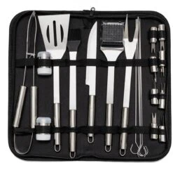 Bbq Accesoires – Bbq Gereedschap – Bbq Set – 22 Delig – RVS -Merkloos Winkel 1200x1189 1