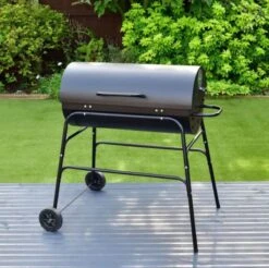BBQ XL Houtskoolbarbecue - Cilindervorm - Grilloppervlak (LxB) 71 X 35 Cm - Zwart -Merkloos Winkel 1200x1196