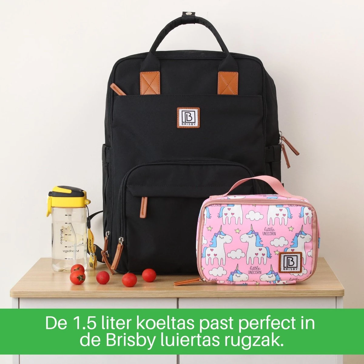 Brisby 4 Laags Geïsoleerde Koeltas - Lunchtas 1.5 Liter - Roze Eenhoorn 6 Brisby 4 Laags Geïsoleerde Koeltas - Lunchtas 1.5 Liter - Roze Eenhoorn - Afbeelding 4