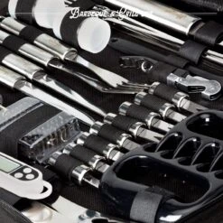 Mountain Jack® 40-Delige Luxe BBQ Grill Accessoires Set In Roestvrij Staal – Barbecue Gereedschap – Tangenset, Vlees Thermometer, Vleestang, Borstel, Spiezen, Vleesmes, Vleesvork -Merkloos Winkel 1200x1199 7