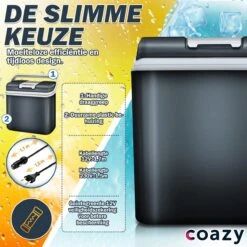 Koelbox 24L Met ECO Modus Voor Auto & Camping - Frigobox Elektrisch 24 Liter Met 12v 230 Volt - Verkoelt En Verwamt - MiniBar - Mini Koelkast -Merkloos Winkel 1200x1200 1072