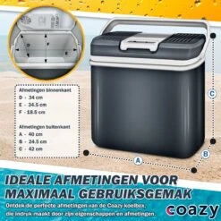 Koelbox 24L Met ECO Modus Voor Auto & Camping - Frigobox Elektrisch 24 Liter Met 12v 230 Volt - Verkoelt En Verwamt - MiniBar - Mini Koelkast -Merkloos Winkel 1200x1200 1074