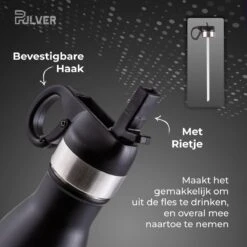 Pulver - Luxe RVS Thermosbeker / Drinkfles – BPA Vrij – 500 Ml - Waterfles Met Rietje – Drinkfles – Dubbele Isolatie - Kinderen & Volwassenen - Zwart 14 Pulver - Luxe RVS Thermosbeker / Drinkfles – BPA Vrij – 500 Ml - Waterfles Met Rietje – Drinkfles – Dubbele Isolatie - Kinderen & Volwassenen - Zwart -Merkloos Winkel 1200x1200 1129