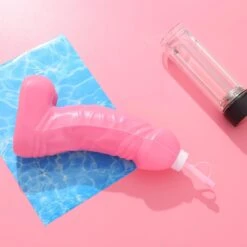 Merkloos Piemel Drinkfles - Waterfles - Drinkfles Volwassenen - Met Rietje - Kunststof - 600 Ml - Roze -Merkloos Winkel 1200x1200 1161